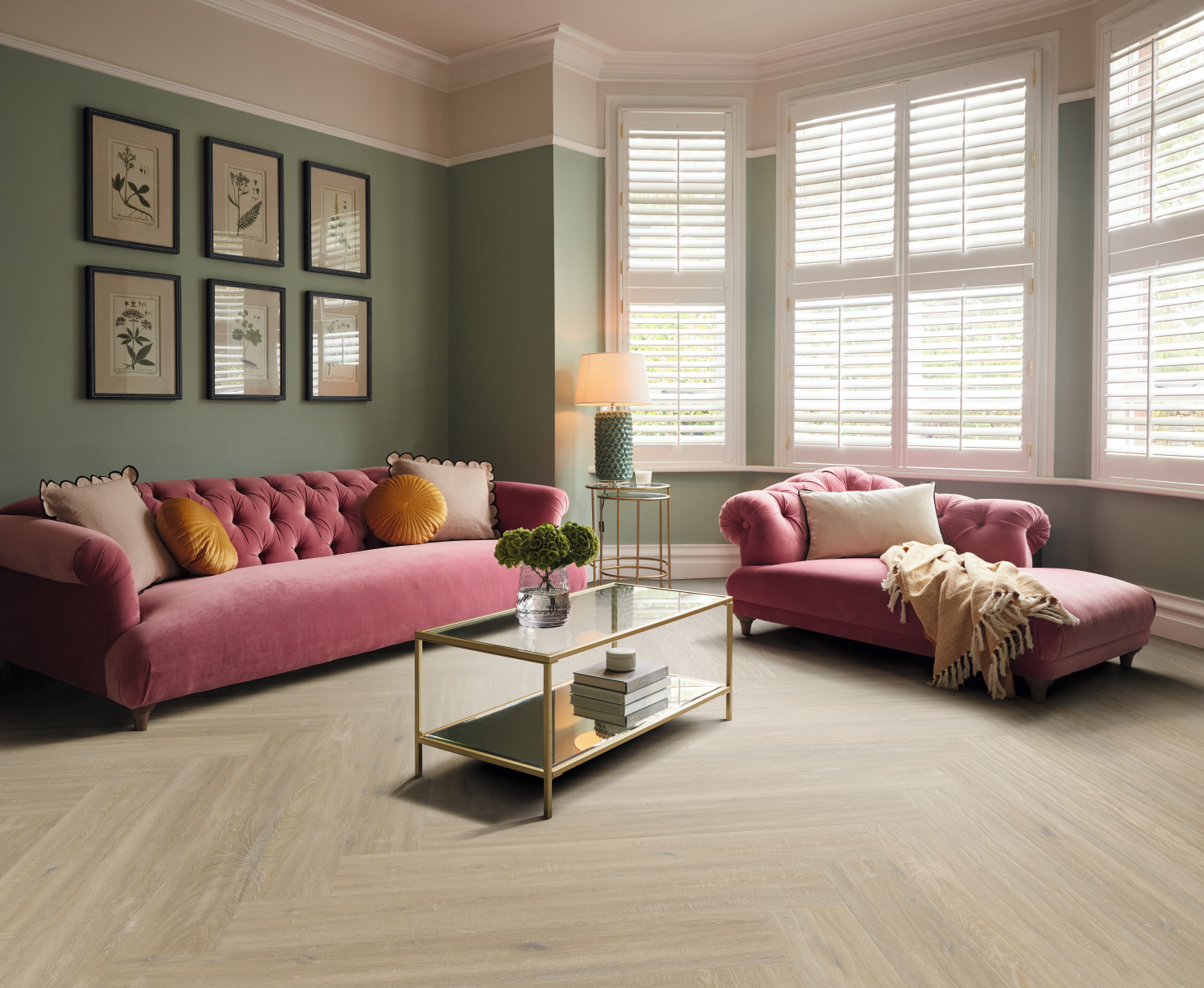 Room scene of Damask Oak RL35 flooring