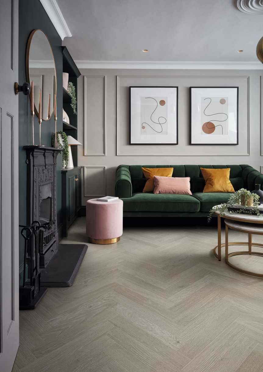 Image of Dove Artisan Oak SMRL30 flooring