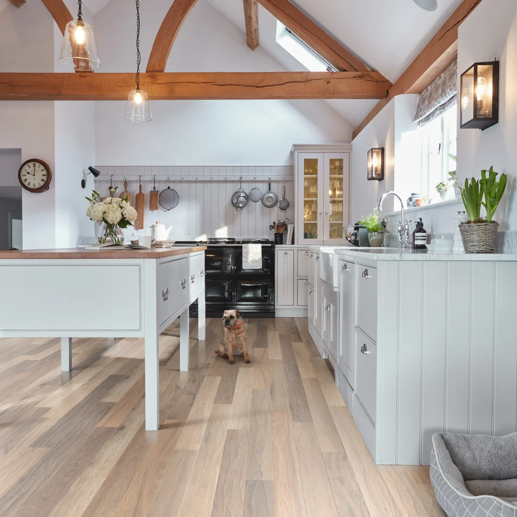 Kitchen with Karndean Canterbury Ash flooring