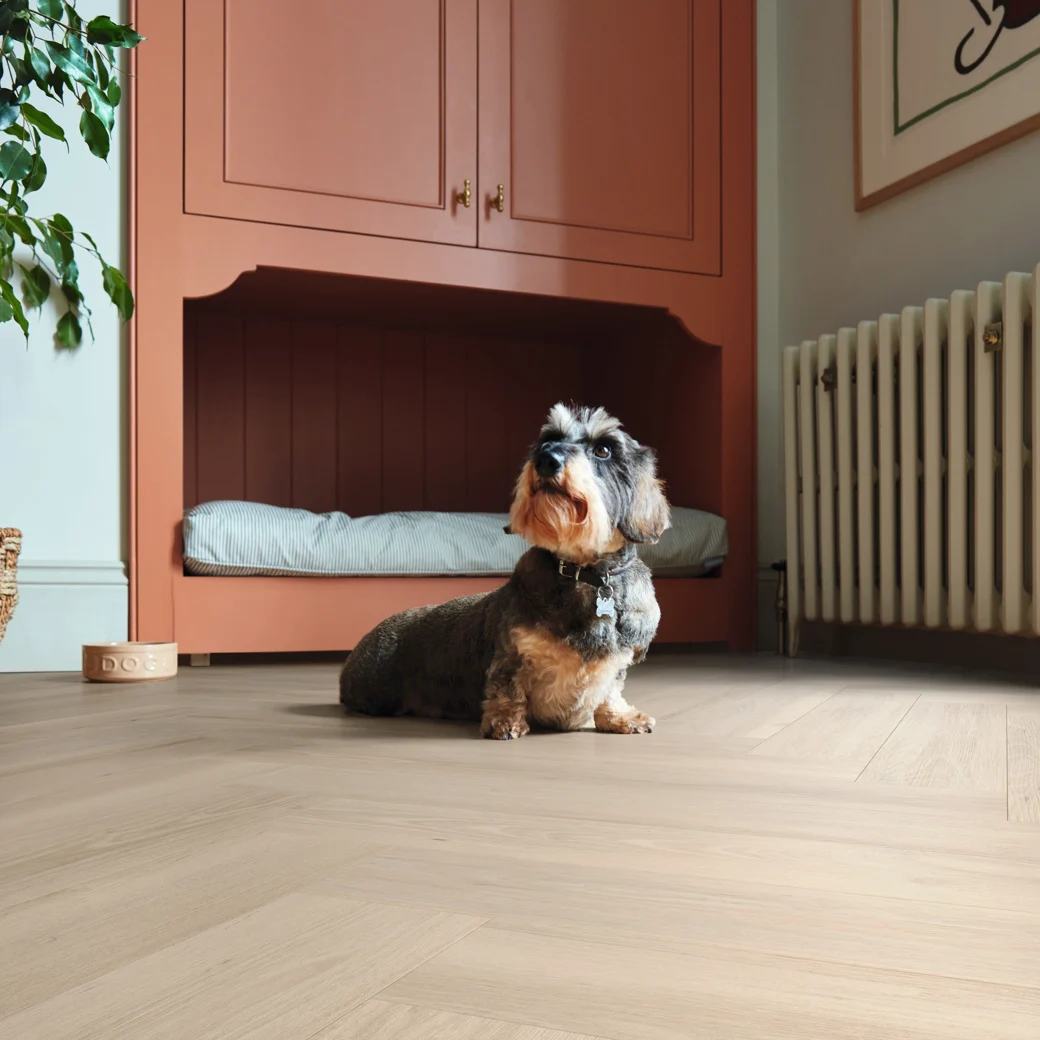 Norfolk acacia Karndean flooring in a living room