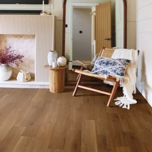 Room setting with Russet Character Oak.