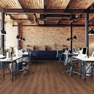 living room with Kronotex Robusto flooring