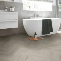 Bathroom with Palio Monza Herringbone flooring