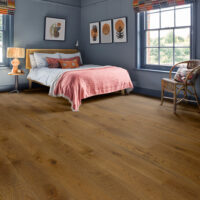 Living room with Victoria Wood Plank flooring