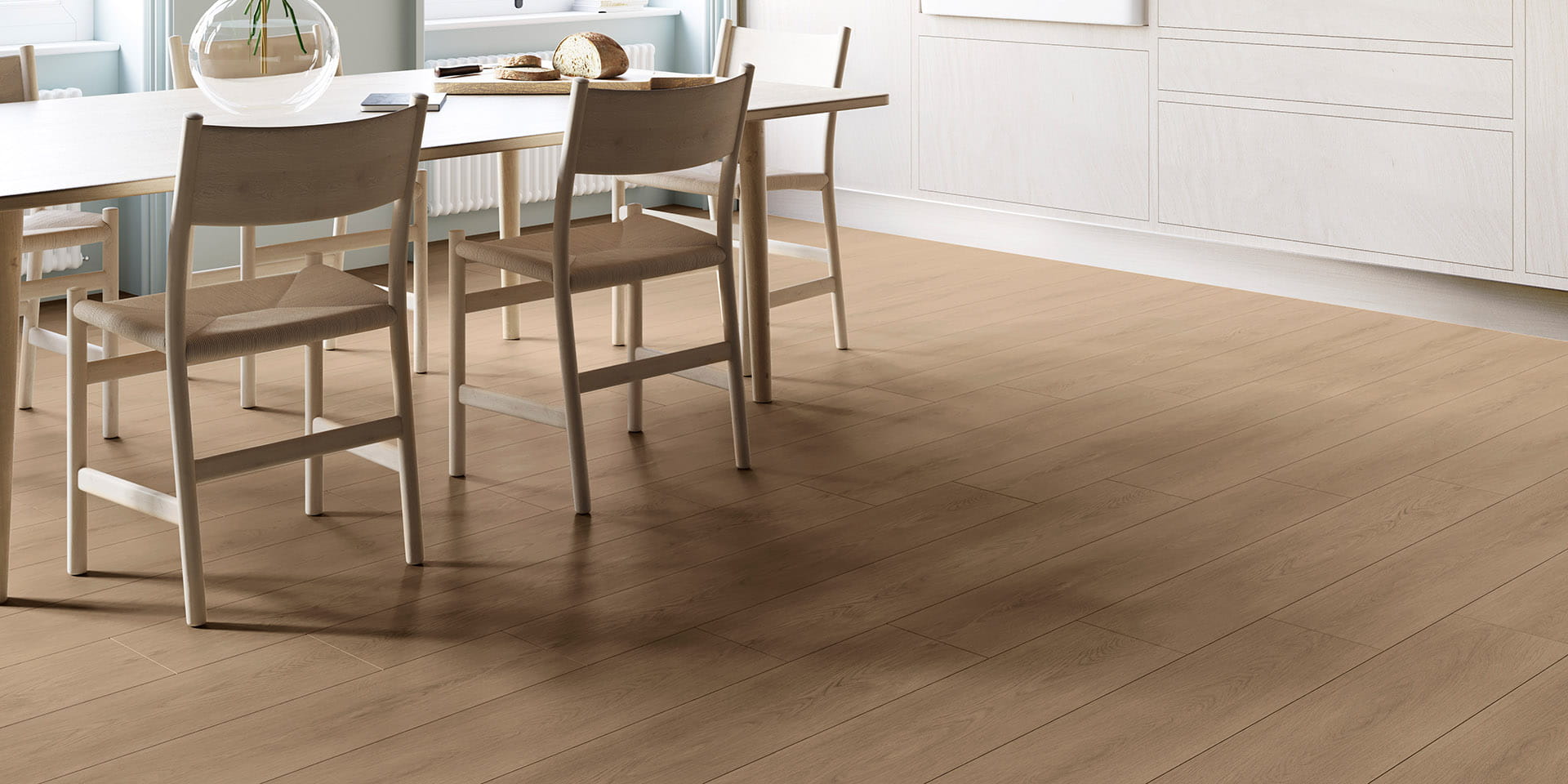Room with Invictus Velvet Oak - Constance flooring installed
