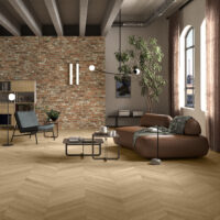 living room with Heritage Oak Windsor flooring