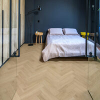 Room with Invictus Ultimus Majestic Oak Parquet Playa LVT flooring