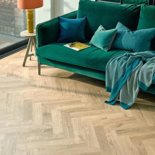 Amtico Dried Willow flooring in a living room