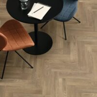 Amtico Smokehouse Oak flooring in a living room