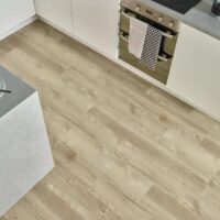 Amtico Sun Bleached Oak flooring in a kitchen