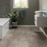 amtico Portland flooring in a bathroom