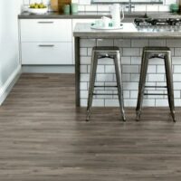 Amtico Weathered Oak flooring in a kitchen