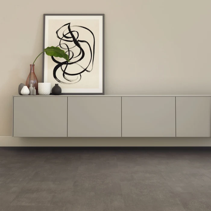 Amtico Metropolis Smoke flooring in a living room