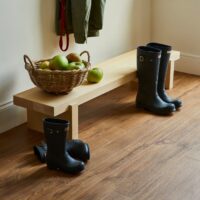 Amtico sherwood oak flooring in a hallway