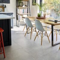Amtico Villa Concrete in a kitchen