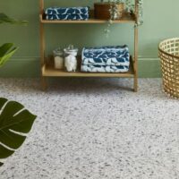 Amtico Gibson flooring in a bathroom