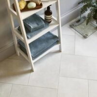 Amtico Snow flooring in a bathroom