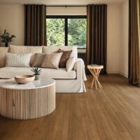 Lugano Rustic Oak flooring in a living room