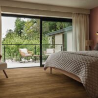 Orta Rustic Oak flooring in a bedroom