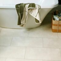 Amtico Dew Stone flooring in a bathroom