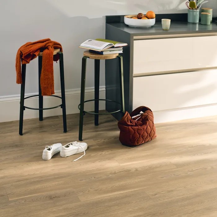 Smokehouse Oak flooring by amtico in a living room