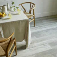 Amtico Washed Salvaged Timber flooring in a dining room