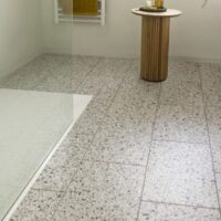 Amtico Vesper flooring in a bathroom