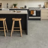 Amtico Cementa Bilbao flooring in a kitchen
