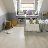 Amtico Oyster oak flooring in a child's bedroom