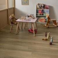 Amtico windsor oak flooring in a playroom