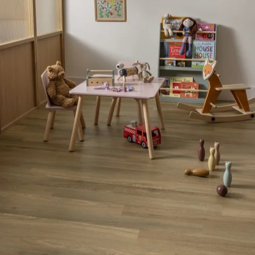 Amtico windsor oak flooring in a playroom