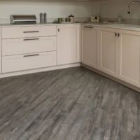 Amtico Coastal Pine flooring in a kitchen