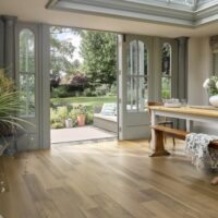 Universal Design Plank Grouse kitchen setting