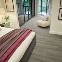 Varano Limed Oak flooring in a bedroom