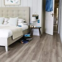 Amtico Nordic oak flooring in a bedroom