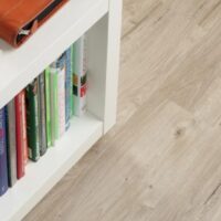 Top shot of Sun Bleached Oak flooring by amtico