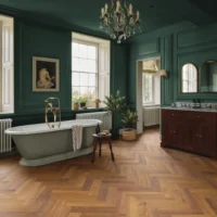 Living room with Karndean Classic Oak flooring