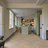 Room with Karndean Country Oak Herringbone flooring