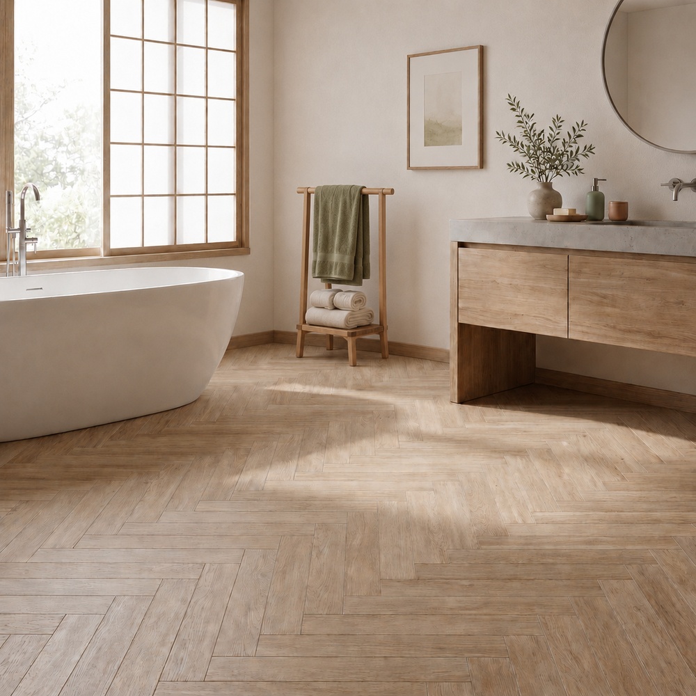 Riviera Oak Herringbone | PureCore Click | BestatFlooring