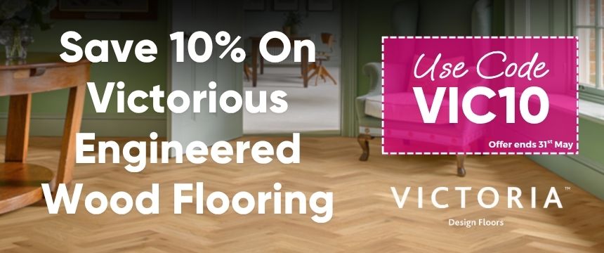 Save 10% on victorious engineered wood flooring