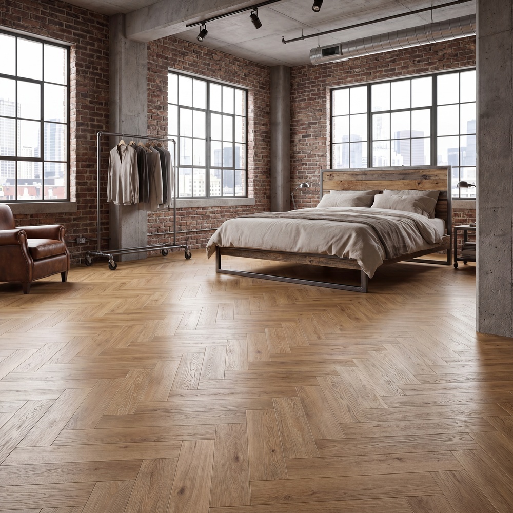 Keswick Oak Herringbone | PureCore Click | BestatFlooring