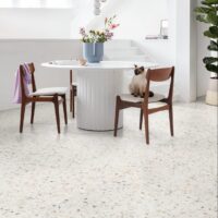 Verona flooring by floorify in a dining room