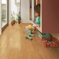 Floorify Honey flooring in a hallway