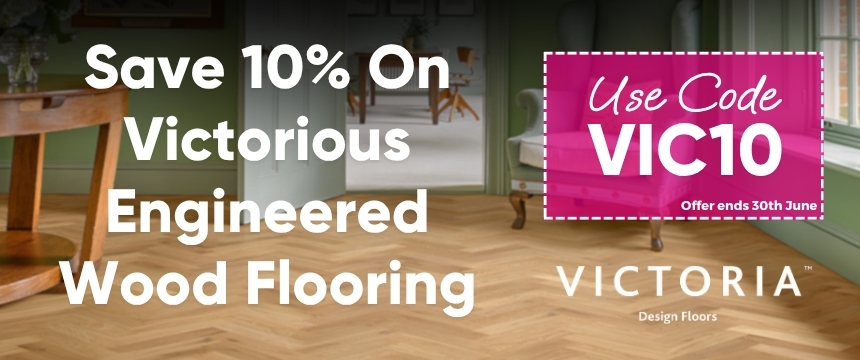 Save 10% on victorious engineered wood flooring
