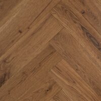 Topshot of Abingdon Antique Oak flooring in a herringbone pattern